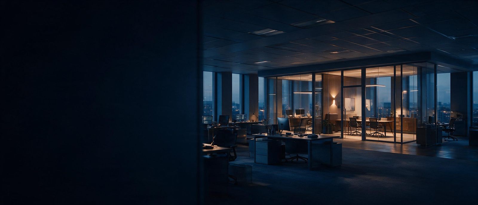 The Procain office in Bengaluru at dusk